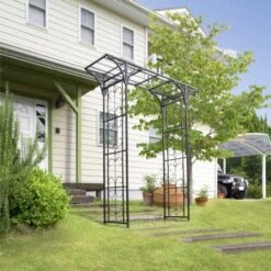 Osaka Garden Iron Arch -GardenChic Elegant Shop 1635157760 98372000