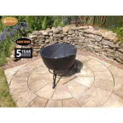 Meredir XL Cast Iron Fire Bowl -GardenChic Elegant Shop 1635865594 50977700