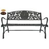 Cast Iron Bench With Greenman Decoration -GardenChic Elegant Shop 1636018083 71899900