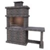 Londres Dark Stone Masonry Charcoal BBQ -GardenChic Elegant Shop 1637226976 95258300 2