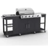 Petersburg Outdoor Kitchen Gas BBQ 4 Burner + 1