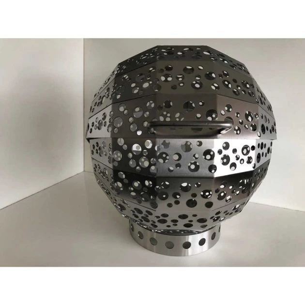 45cm Stainless Steel Bubbles FirePit Globe 4 45cm Stainless Steel Bubbles FirePit Globe - Image 2