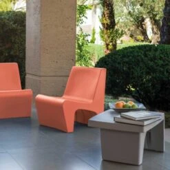 Tramontina Berta Lounge Chair Orange
