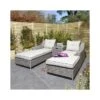 Prestbury Twin Sun Lounger Natural Stone