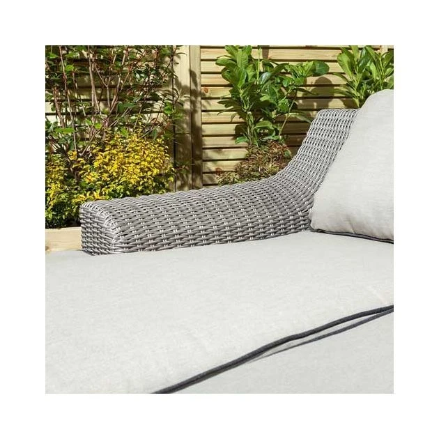 Prestbury Twin Sun Lounger Natural Stone 5 Prestbury Twin Sun Lounger Natural Stone - Image 3