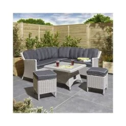 Prestbury Compact Diner Set Putty Grey