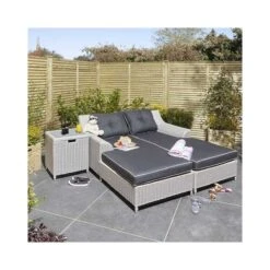 Prestbury Twin Sun Lounger Putty Grey