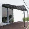OUTSUNNY Freestanding Canopy Metal Grey 3m