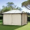 OUTSUNNY Garden Gazebo Replacement Sidewalls 4 Pack 3 X 4m