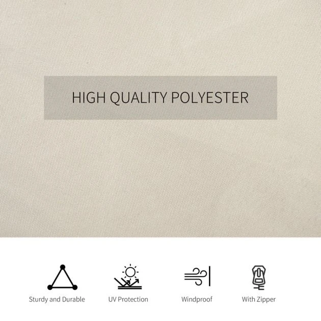 OUTSUNNY Garden Gazebo Replacement Sidewalls 4 Pack 3 X 4m 8 OUTSUNNY Garden Gazebo Replacement Sidewalls 4 Pack 3 X 4m - Image 6