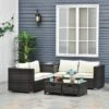 OUTSUNNY Rattan Sofa Storage Set Brown 4 Seater -GardenChic Elegant Shop 1653636316 84628100 c2dds2a5zktsfjbv