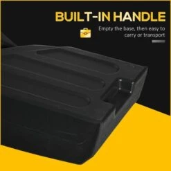 OUTSUNNY Chesterfield Heavy Duty Cantilever Garden Parasol Base Weight Black 4 Pieces -GardenChic Elegant Shop 1653637384 99137000 ot1fss5201wk7gux