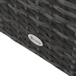 OUTSUNNY Camilla Rattan Sofa Set Grey 4 Seater -GardenChic Elegant Shop 1653638173 15340800 xjdtclq07oywo9xq