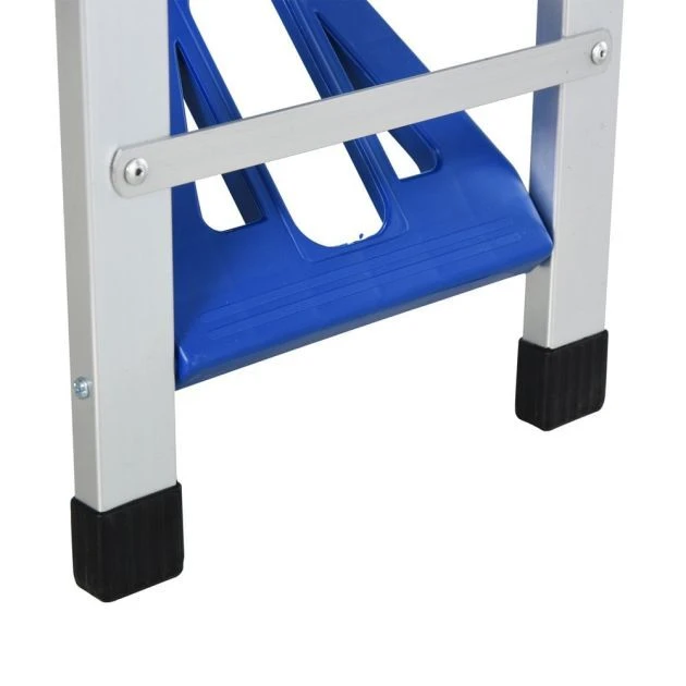 OUTSUNNY Portable Picnic Table Aluminium Blue 4 Seater 10 OUTSUNNY Portable Picnic Table Aluminium Blue 4 Seater - Image 8