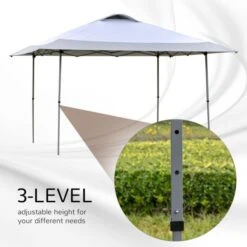 OUTSUNNY Pop Up Gazebo Grey 4m -GardenChic Elegant Shop 1653907244 44885600 dnazdkfxq0dlgwiz