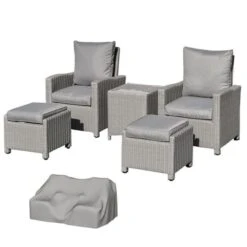 OUTSUNNY Budapest Rattan Lounge Set Beige 2 Seater 13 OUTSUNNY Budapest Rattan Lounge Set Beige 2 Seater -GardenChic Elegant Shop 1653908501 19643200 msokqidnhekmacqd