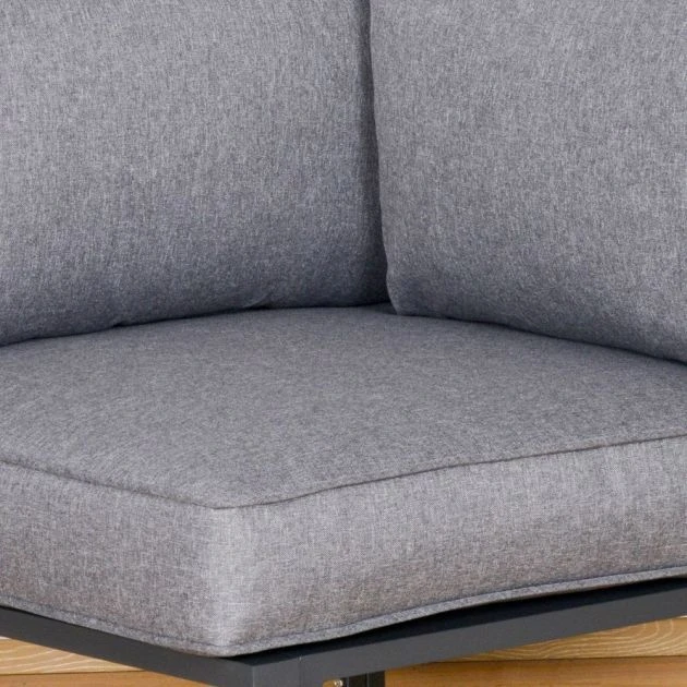 OUTSUNNY Moscow Aluminium Lounge Set 5 Piece Grey 10 OUTSUNNY Moscow Aluminium Lounge Set 5 Piece Grey - Image 8