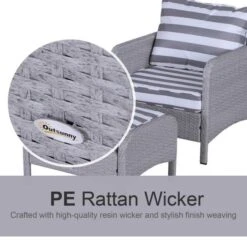 OUTSUNNY Venice Sun Lounger Pair Deluxe With Table Light Grey -GardenChic Elegant Shop 1653910816 29056200 abawvb5iuqfaln9u