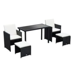 OUTSUNNY Cadiz Rattan Dining Set Black 4 Seater 13 OUTSUNNY Cadiz Rattan Dining Set Black 4 Seater -GardenChic Elegant Shop 1653910946 35338400 abzb1fmyx5ycagwk
