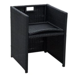 OUTSUNNY Cadiz Rattan Dining Set Black 4 Seater 19 OUTSUNNY Cadiz Rattan Dining Set Black 4 Seater -GardenChic Elegant Shop 1653910955 21726600 zlqboztobyhuejjv