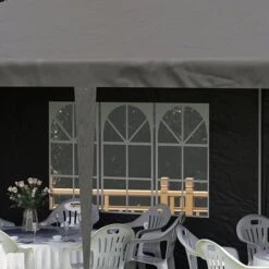 OUTSUNNY Marsailles Garden Gazebo Party Tent Grey 6 X 3m 19 OUTSUNNY Marsailles Garden Gazebo Party Tent Grey 6 X 3m -GardenChic Elegant Shop 1653914888 59035600 cithmed6d38chlp7