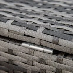 OUTSUNNY Paris Rattan Corner Sofa Set Grey 4 Seater -GardenChic Elegant Shop 1653915115 65036300 yfqrssxalhj424hb