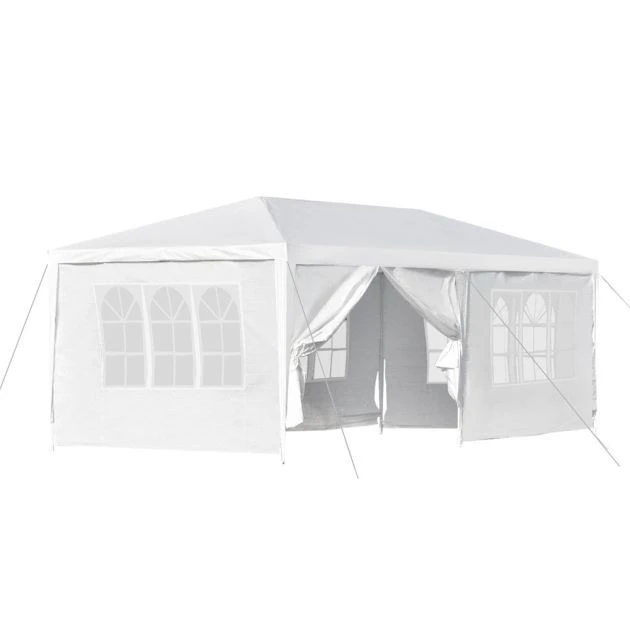 OUTSUNNY Garden Gazebo With Removable Walls White 6m 5 OUTSUNNY Garden Gazebo With Removable Walls White 6m - Image 3
