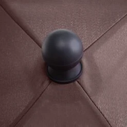 OUTSUNNY Verona Garden Parasol Aluminium Brown 2m -GardenChic Elegant Shop 1654002991 62110000 xqv1jpa7uksmiaqo