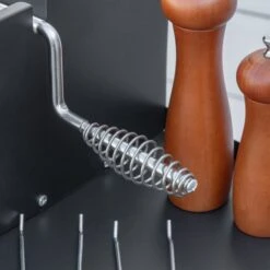 OUTSUNNY BBQ Rotisserie Grill Steel Black -GardenChic Elegant Shop 1654006714 58532000 ybeunyxrubi71omt