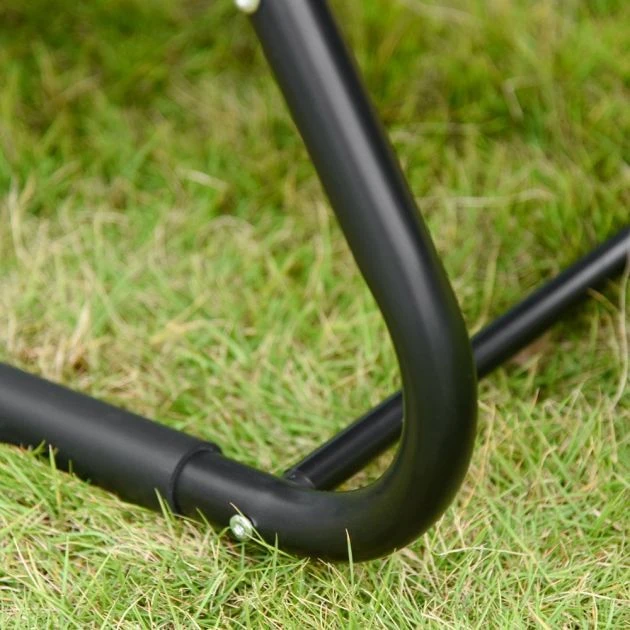 OUTSUNNY Rocking Sun Lounger Aluminium Light Grey 11 OUTSUNNY Rocking Sun Lounger Aluminium Light Grey - Image 9