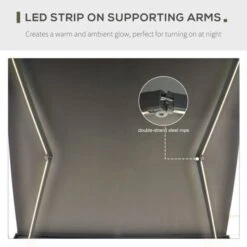 OUTSUNNY Electric Retractable Awning Light Grey 3.5m 15 OUTSUNNY Electric Retractable Awning Light Grey 3.5m -GardenChic Elegant Shop 1654012398 81908300 zwvfmg3myzjkccfk