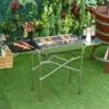OUTSUNNY Charcoal Half Barrel Barbecue Silver -GardenChic Elegant Shop 1654067793 26744200 7mjepokxlf6fdoxj
