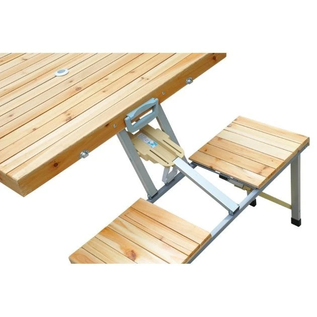 OUTSUNNY Cunningham Portable Picnic Bench Wooden 7 OUTSUNNY Cunningham Portable Picnic Bench Wooden - Image 5