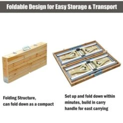 OUTSUNNY Cunningham Portable Picnic Bench Wooden 16 OUTSUNNY Cunningham Portable Picnic Bench Wooden -GardenChic Elegant Shop 1654091518 79494200 nej7w0waydis9vkq