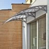 OUTSUNNY Door Canopy Polycarbonate Grey 1m -GardenChic Elegant Shop 1654672579 00312900 lqtu0nut4kqrryqd
