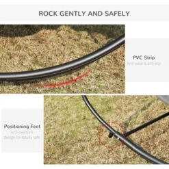 OUTSUNNY Double Rocking Lounger Grey -GardenChic Elegant Shop 1654674076 24093700 66xruzk77og6yxzj