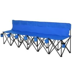 OUTSUNNY Folding Sports Bench Blue 6 Seater -GardenChic Elegant Shop 1654681478 23895900 5p0y9tdwwr8b0msk