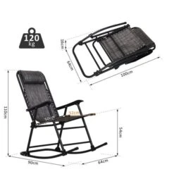 OUTSUNNY Folding Rocking Chair Grey -GardenChic Elegant Shop 1654683915 41436800 g7j1h11vpuvn3ore