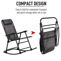 OUTSUNNY Folding Rocking Chair Grey -GardenChic Elegant Shop 1654683916 53785200 v5ofrx5vtqdgwzgm