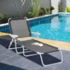 OUTSUNNY Miami Folding Sun Lounger Grey 1 OUTSUNNY Miami Folding Sun Lounger Grey -GardenChic Elegant Shop 1654684350 11179800 oyd3fldnpyex47ti