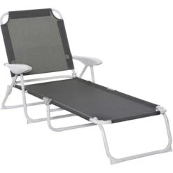 OUTSUNNY Miami Folding Sun Lounger Grey -GardenChic Elegant Shop 1654684351 70522200 x5psbhpcvwc8gvf4