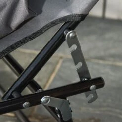 OUTSUNNY Penrith Folding Sun Lounger Grey -GardenChic Elegant Shop 1654684499 58314700 chxyp6cd4z8mo9cp