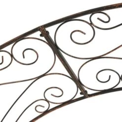OUTSUNNY Garden Arch Metal Black Bronze 2m -GardenChic Elegant Shop 1654685407 36510900 uizw4tzinjnbk17d
