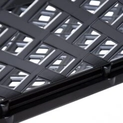 OUTSUNNY Garden Bench Aluminium Black 2 Seater -GardenChic Elegant Shop 1654686505 08693200 kjy8ypnfwsve0h1f