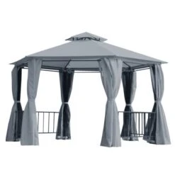OUTSUNNY 2 Tier Garden Gazebo Grey 2m 13 OUTSUNNY 2 Tier Garden Gazebo Grey 2m -GardenChic Elegant Shop 1654871694 50589600 gxz71rb3p9xpymgx