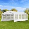 OUTSUNNY Garden Event Marquee Steel White 8 X 4m -GardenChic Elegant Shop 1654871978 54058000 p9f8elmrhqbfvjhr