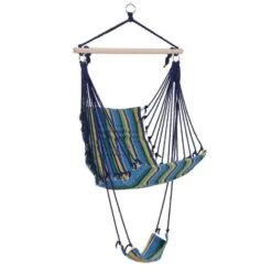 OUTSUNNY Hammock Chair Yellow Blue 1 Seater -GardenChic Elegant Shop 1655305330 20956900 9ufzuk3wxz4vmgv8