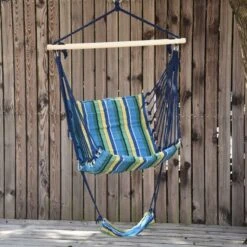 OUTSUNNY Hammock Chair Yellow Blue 1 Seater -GardenChic Elegant Shop 1655305337 56724700 zi81zj8z0cw77u1u