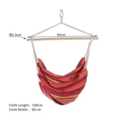 OUTSUNNY Hammock Chair Red 1 Seater -GardenChic Elegant Shop 1655305850 23366600 qwgvhcry6ziqdgx5
