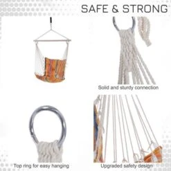 OUTSUNNY Gibraltar Hammock Chair Multicolour 1 Seater -GardenChic Elegant Shop 1655305992 93846900 dqai0ucke2eubywt